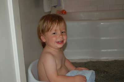 Jonah on the potty